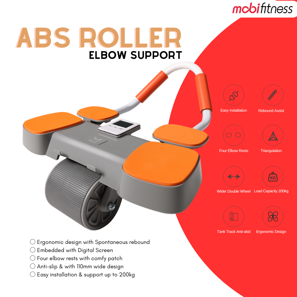 Abs Roller (4 Elbow Support)